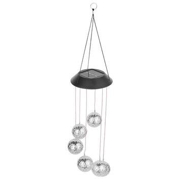Lampă Solară Clopoțel Decorativ pentru Grădină cu Iluminare Alb Cald