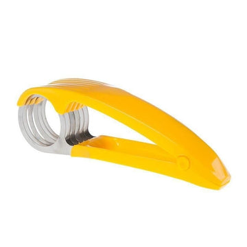 Feliator pentru Alimente Flippy, Accesoriu Bucătărie, Cutit pentru Legume și Fructe, Model Banana, Ergonomic, 17.5x5x4 cm, Galben