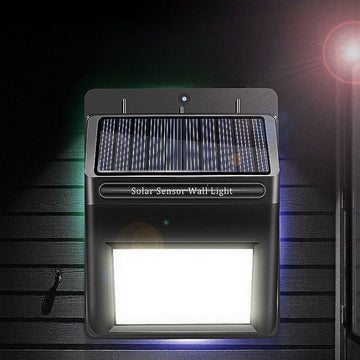 Lampă cu Încărcare Solară și Senzor de Mișcare pentru Exterior, 64 LED