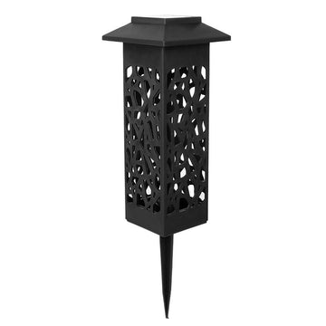 Lampă Solară LED Flippy, Tip Felinar cu Acoperiș, pentru Grădină, 30.2 cm, Alb Cald, 0.2W, 600mAh