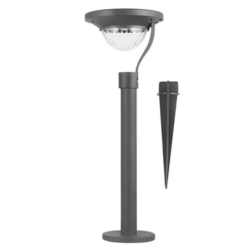 Lampa Solară LED cu 2 Moduri de Fixare, IP65, Material ABS, Baterie 4.5V, 450 Lumeni, 42.5 x 15 cm, Alb Cald